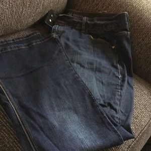 Lane Bryant High Rose Bootcut Dark Wash Jeans, 20S